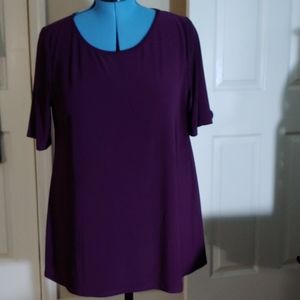 Purple Tunic Top 2X